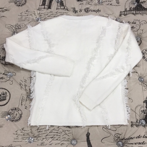 1.state Fringe Detail Sweater - Picture 4 of 7